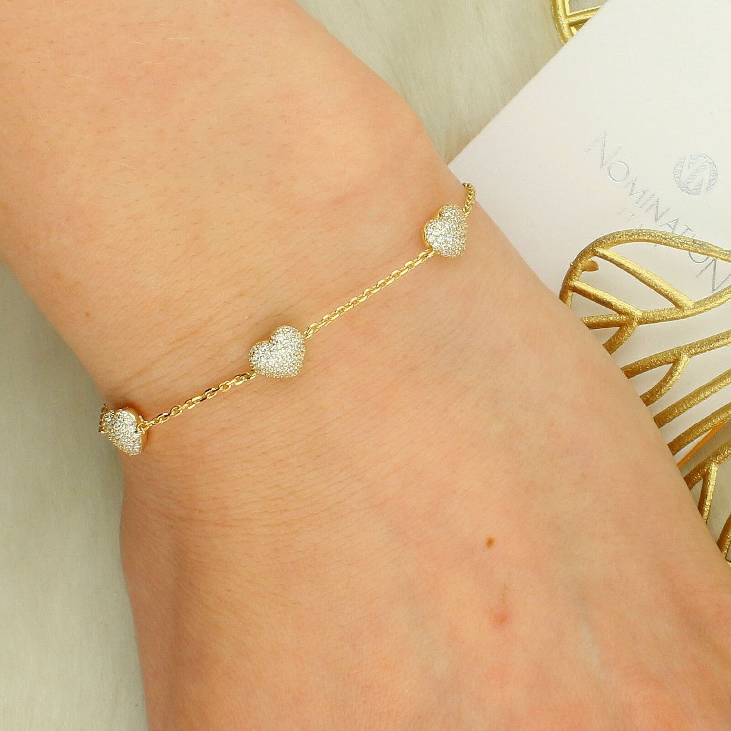 Bransoletka Nomination LifePoetry ze srebrnymi zdobieniami pozłacanymidf.jpg